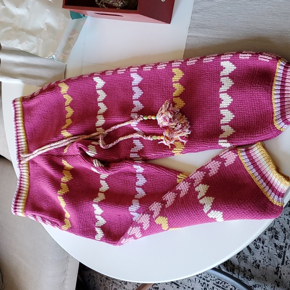 LOVESHACKFANCY Chabela Pant Warm Heart